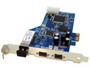 1394 B & GOF Fiber PCIe Host Adapter - PN FA-PCIE-BG / IOI PN FWB1GLC-PCIe10