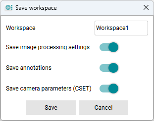 Fig. 256: Save a workspace