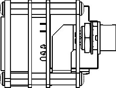 Fig. 686: GigE uEye SE OEM version 2 - Side view (CMOS)