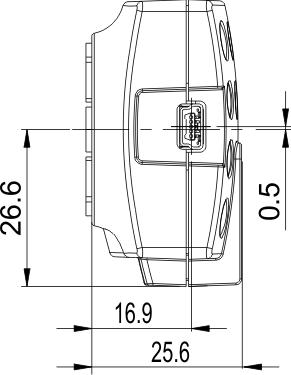 Fig. 453: USB uEye LE - side view