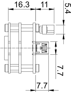 Fig. 540: USB uEye SE OEM version 2 (CCD) - Top view
