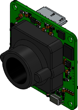 Fig. 414: USB 3 uEye LE with lens holder