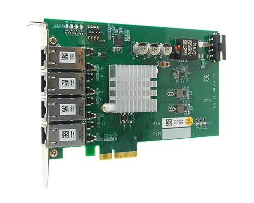 Quad GigE POE PCIe x4 NIC card - Neousys NEO-PCIE-POE354AT 
