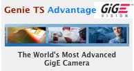Learn more...Genie TS combines an advanced CMOS Sensor with a newly optimized camera platform to deliver a powerful, versatile feature set in a GigE Vision camera