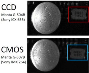 CCD vs CMOS sensors